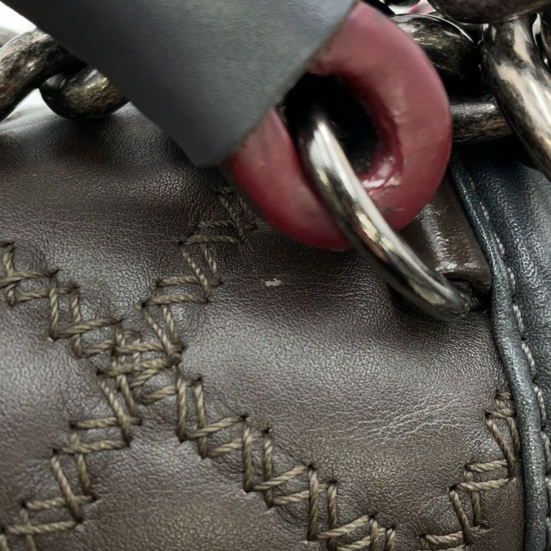 シャネル チェーンショルダーバッグ ココマーク マトラッセ ボーイシャネル トップハンドル A94804 CHANEL