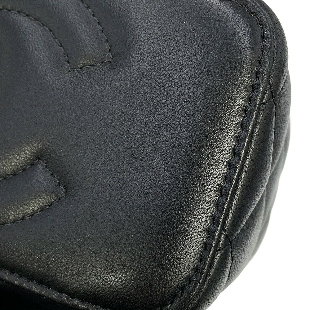 シャネル チェーンショルダーバッグ マトラッセ ココマーク バニティバッグ ラムスキン AP1472 CHANEL 黒 2way ヴァニティバッグ