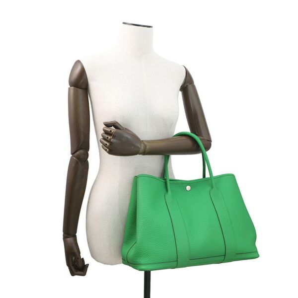 エルメス ガーデンパーティPM スティープル バンブー/シルバー金具 ネゴンダ T刻印