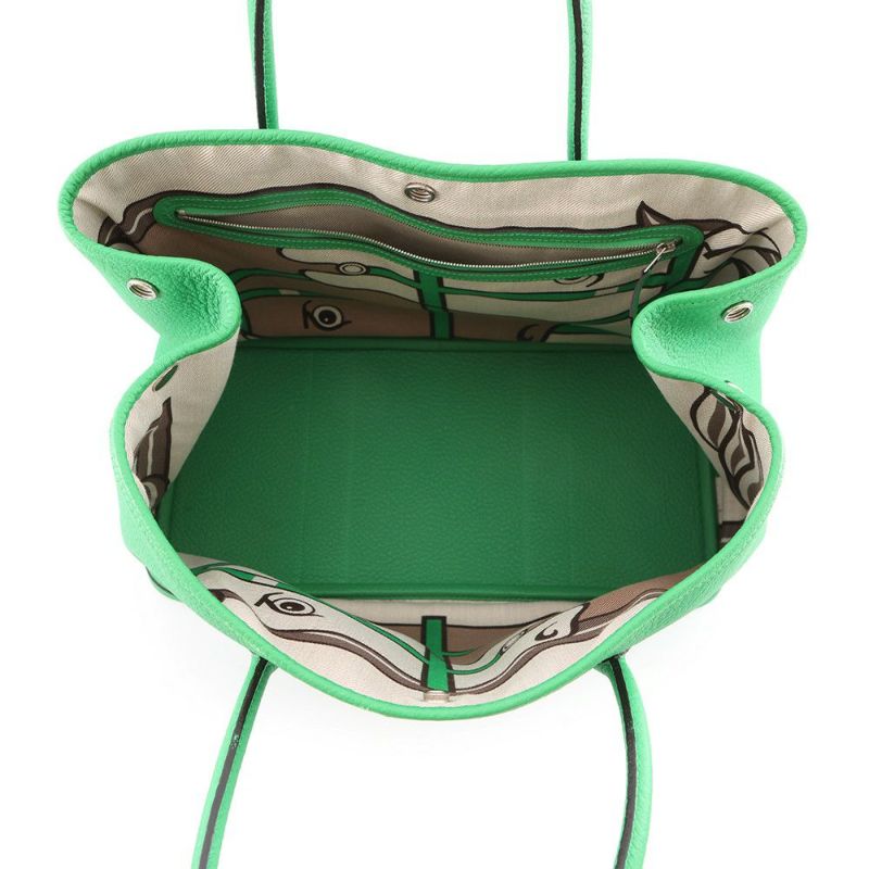 エルメス ガーデンパーティPM スティープル バンブー/シルバー金具 ネゴンダ T刻印