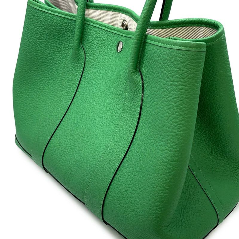 エルメス ガーデンパーティPM スティープル バンブー/シルバー金具 ネゴンダ T刻印