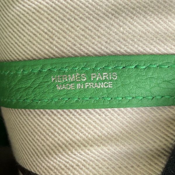 エルメス ガーデンパーティPM スティープル バンブー/シルバー金具 ネゴンダ T刻印