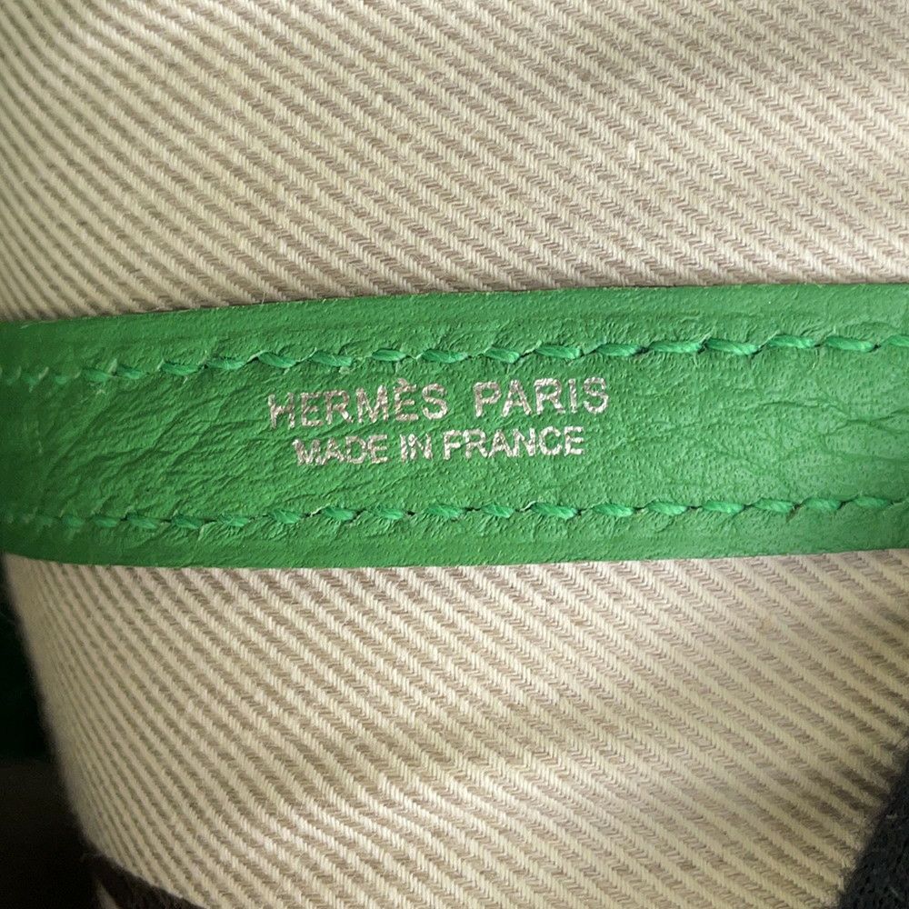 エルメス ガーデンパーティPM スティープル バンブー/シルバー金具 ネゴンダ T刻印