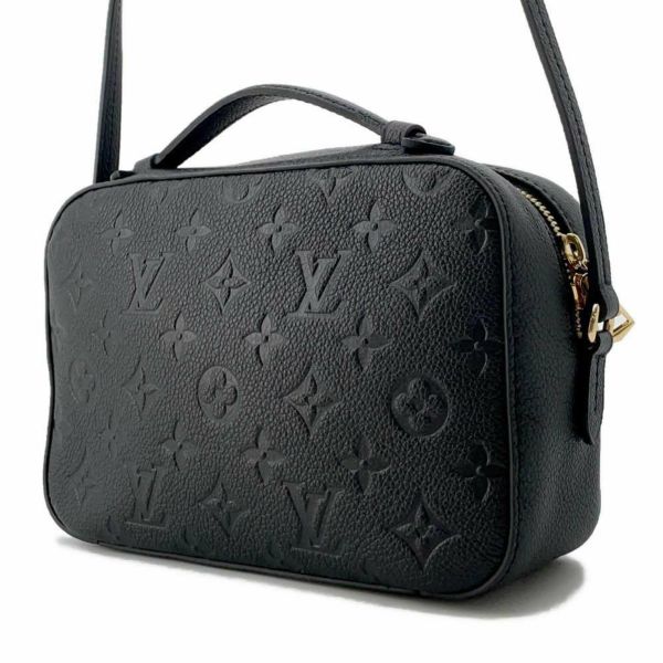 ルイヴィトン ショルダーバッグ モノグラム・アンプラント サントンジュ M44593 LOUIS VUITTON タッセル ブラック 黒