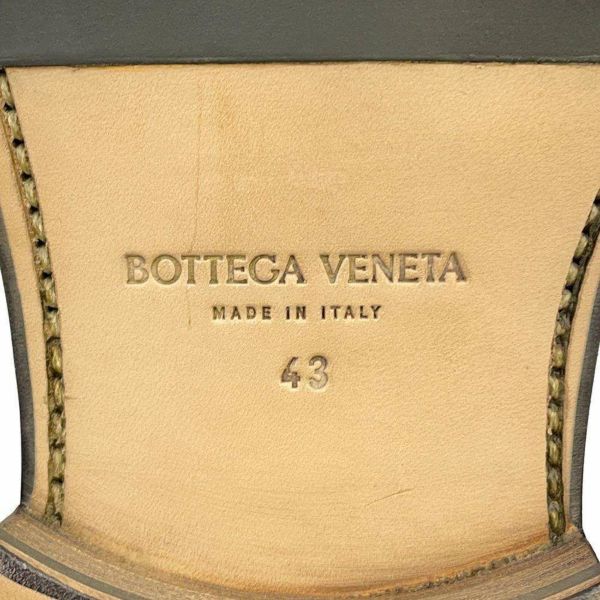 ボッテガヴェネタ ブーツ レースアップ カーフレザー メンズサイズ43 730260 BOTTEGA VENETA 靴 黒 アンクルブーツ