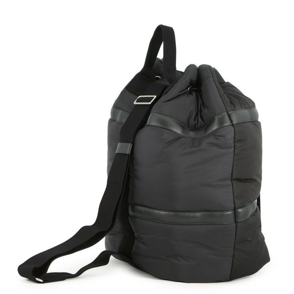 サンローランパリ ショルダーバッグ リヴゴーシュ ロゴ スリングバッグ ナイロン 734682 黒