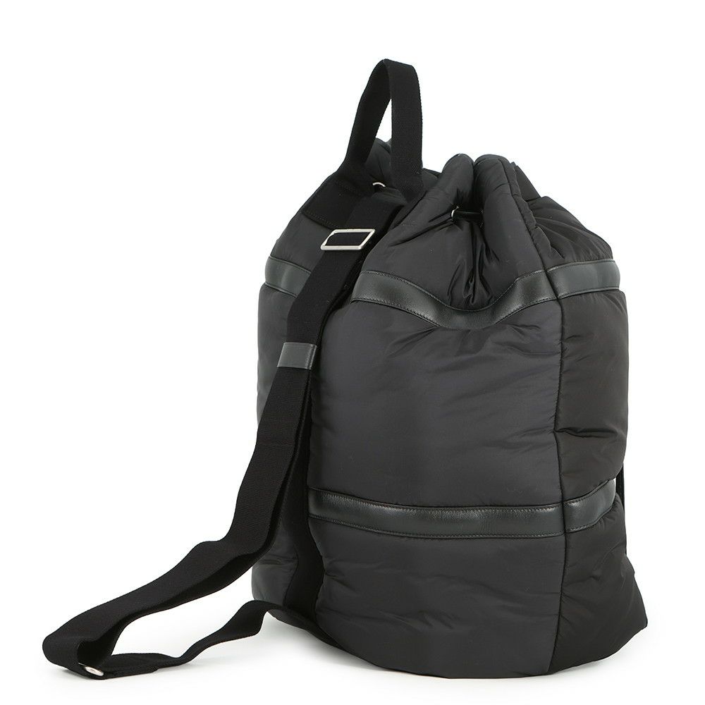 サンローランパリ ショルダーバッグ リヴゴーシュ ロゴ スリングバッグ ナイロン 734682 黒