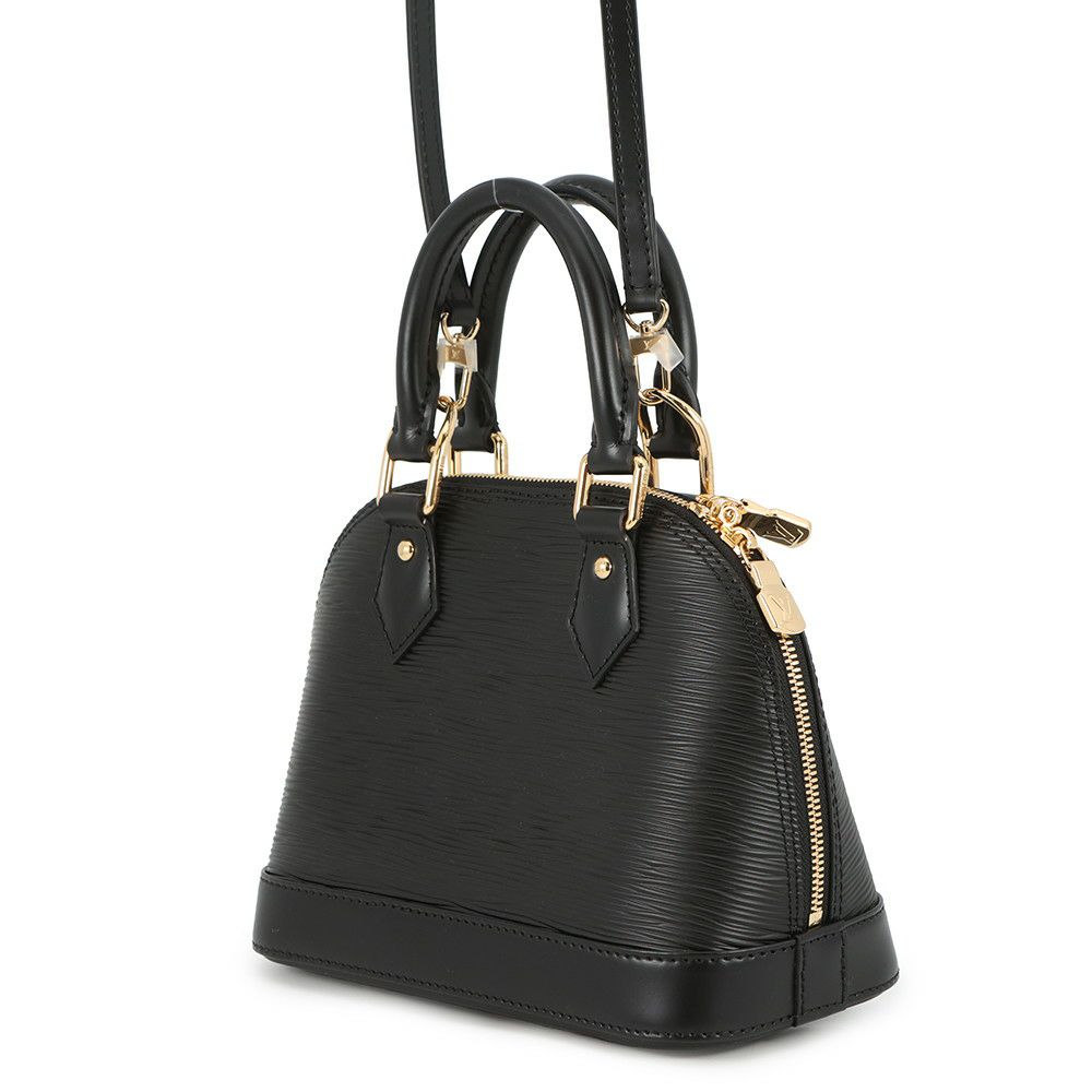 ルイヴィトン ハンドバッグ エピ LV × TM アルマ BB M13670 ヴィトン バッグ 村上隆コラボ 黒 ブラック 2wayショルダー