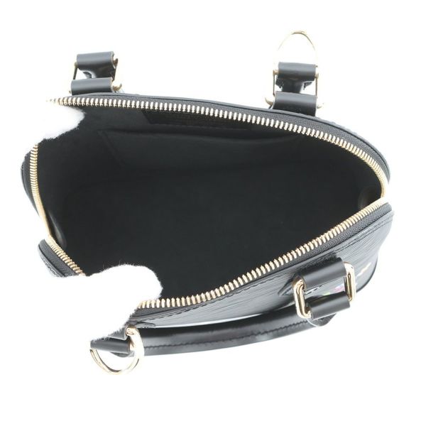 ルイヴィトン ハンドバッグ エピ LV × TM アルマ BB M13670 ヴィトン バッグ 村上隆コラボ 黒 ブラック 2wayショルダー