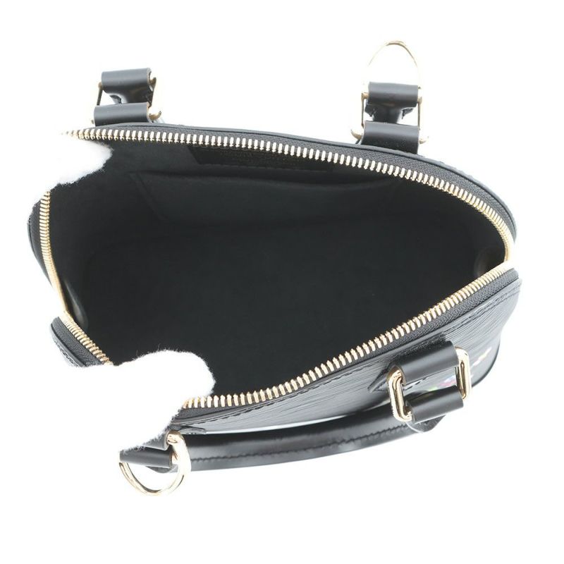 ルイヴィトン ハンドバッグ エピ LV × TM アルマ BB M13670 ヴィトン バッグ 村上隆コラボ 黒 ブラック 2wayショルダー