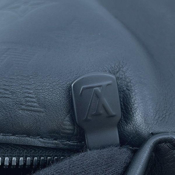 ルイヴィトン ボディバッグ モノグラム・シャドウ ディスカバリー・バムバッグPM M46036 ウエストバッグ 黒 ブラック