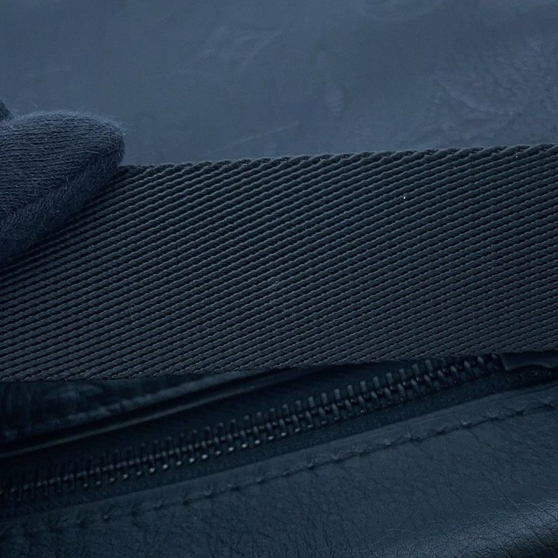 ルイヴィトン ボディバッグ モノグラム・シャドウ ディスカバリー・バムバッグPM M46036 ウエストバッグ 黒 ブラック