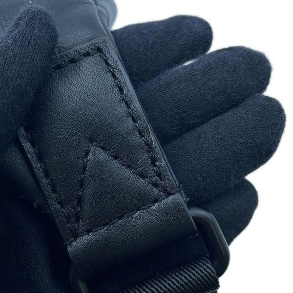 ルイヴィトン ボディバッグ モノグラム・シャドウ ディスカバリー・バムバッグPM M46036 ウエストバッグ 黒 ブラック