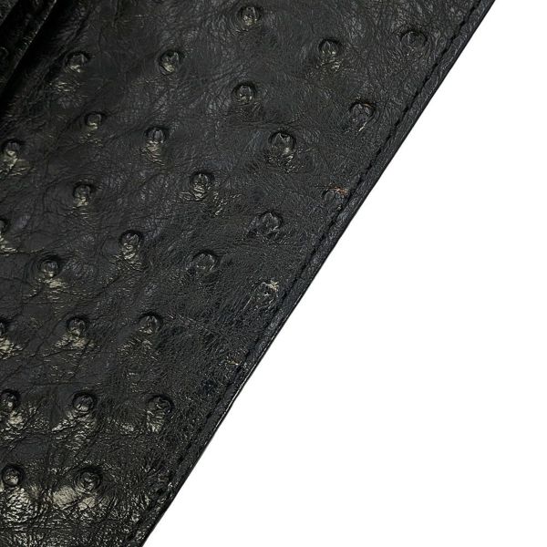 セリーヌ ハンドバッグ オーストリッチ CELINE 黒 エキゾチックレザー