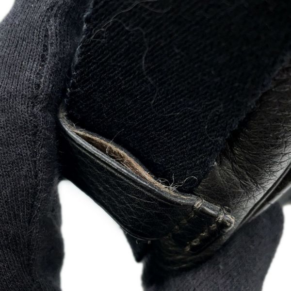 エルメス ショルダーバッグ チベットPM ブラック/シルバー金具 トリヨンクレマンス □H刻印 黒