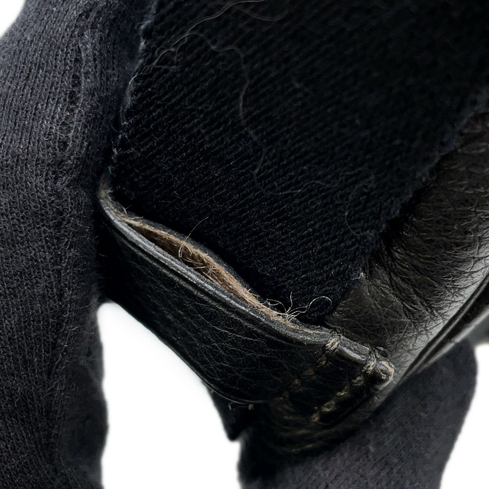 エルメス ショルダーバッグ チベットPM ブラック/シルバー金具 トリヨンクレマンス □H刻印 黒