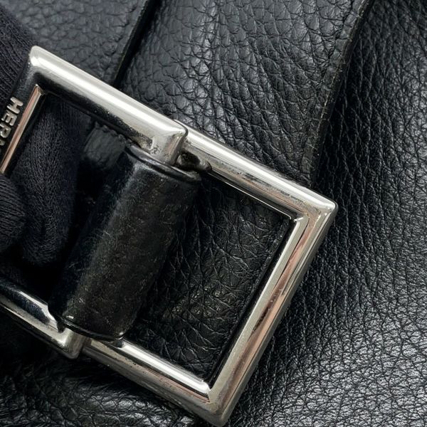 エルメス ショルダーバッグ チベットPM ブラック/シルバー金具 トリヨンクレマンス □H刻印 黒