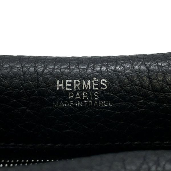 エルメス ショルダーバッグ チベットPM ブラック/シルバー金具 トリヨンクレマンス □H刻印 黒