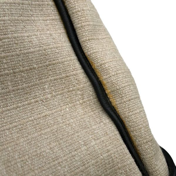 エルメス リュック エルメス・オールバック エクリュ/ブラック/シルバー金具 トワルビヴァーク/スイフト B刻印 メンズ