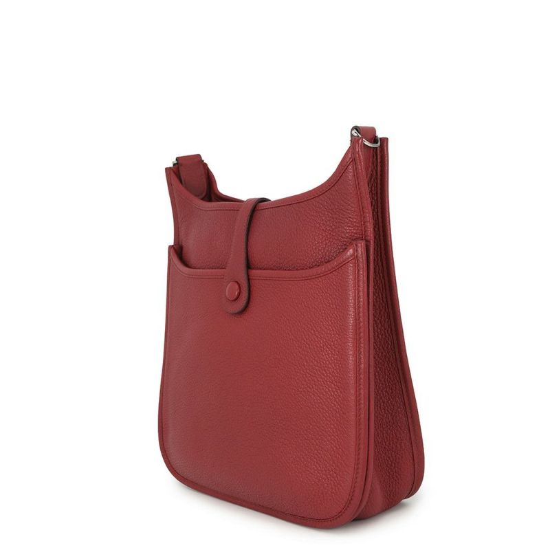 エルメス ショルダーバッグ エブリン3 PM ルージュアッシュ/シルバー金具 トリヨンクレマンス □M刻印