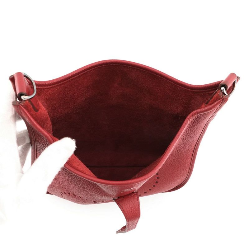 エルメス ショルダーバッグ エブリン3 PM ルージュアッシュ/シルバー金具 トリヨンクレマンス □M刻印