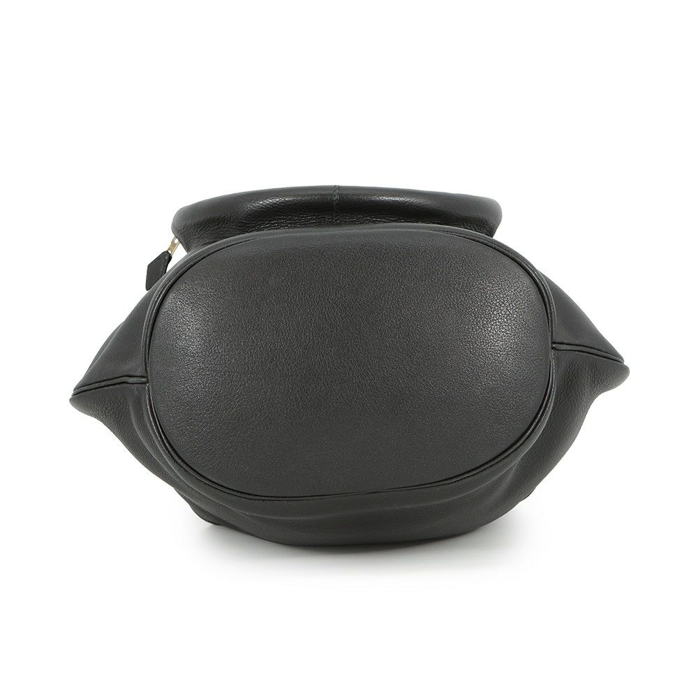 エルメス ショルダーバッグ スマックPM ブラック/イエロー/ゴールド金具 ヴォーグレネ/リザード/オーストリッチ 〇U刻印 黒