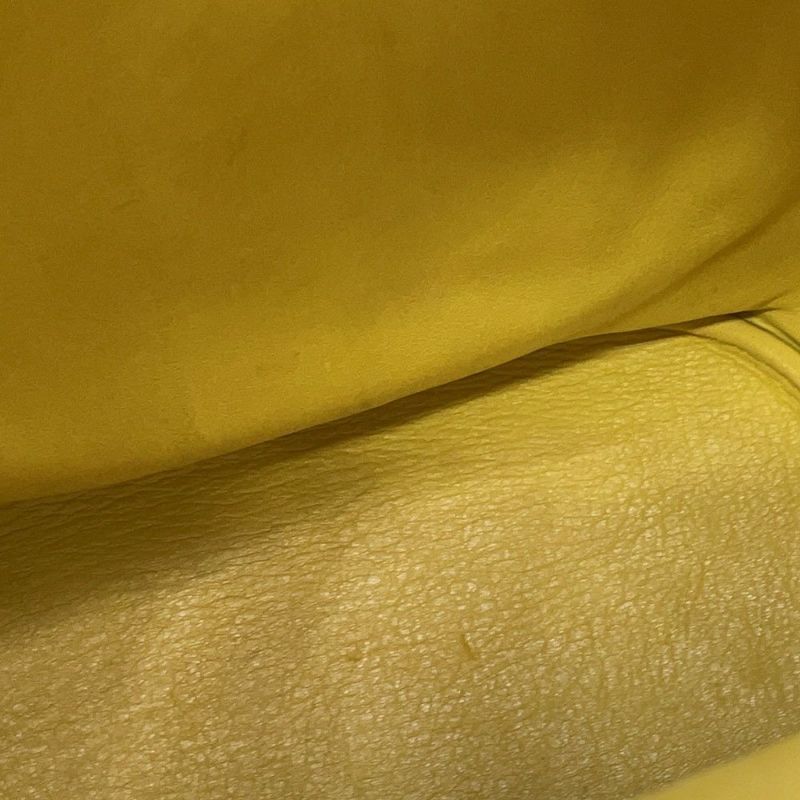 エルメス ショルダーバッグ スマックPM ブラック/イエロー/ゴールド金具 ヴォーグレネ/リザード/オーストリッチ 〇U刻印 黒