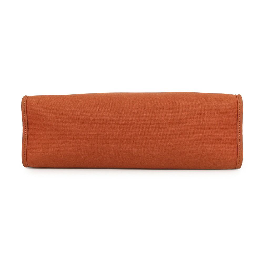 エルメス エールバッグジップPM オレンジ/ナチュラル/シルバー金具 トワルアッシュ/ヴァッシュハンター A刻印 2way