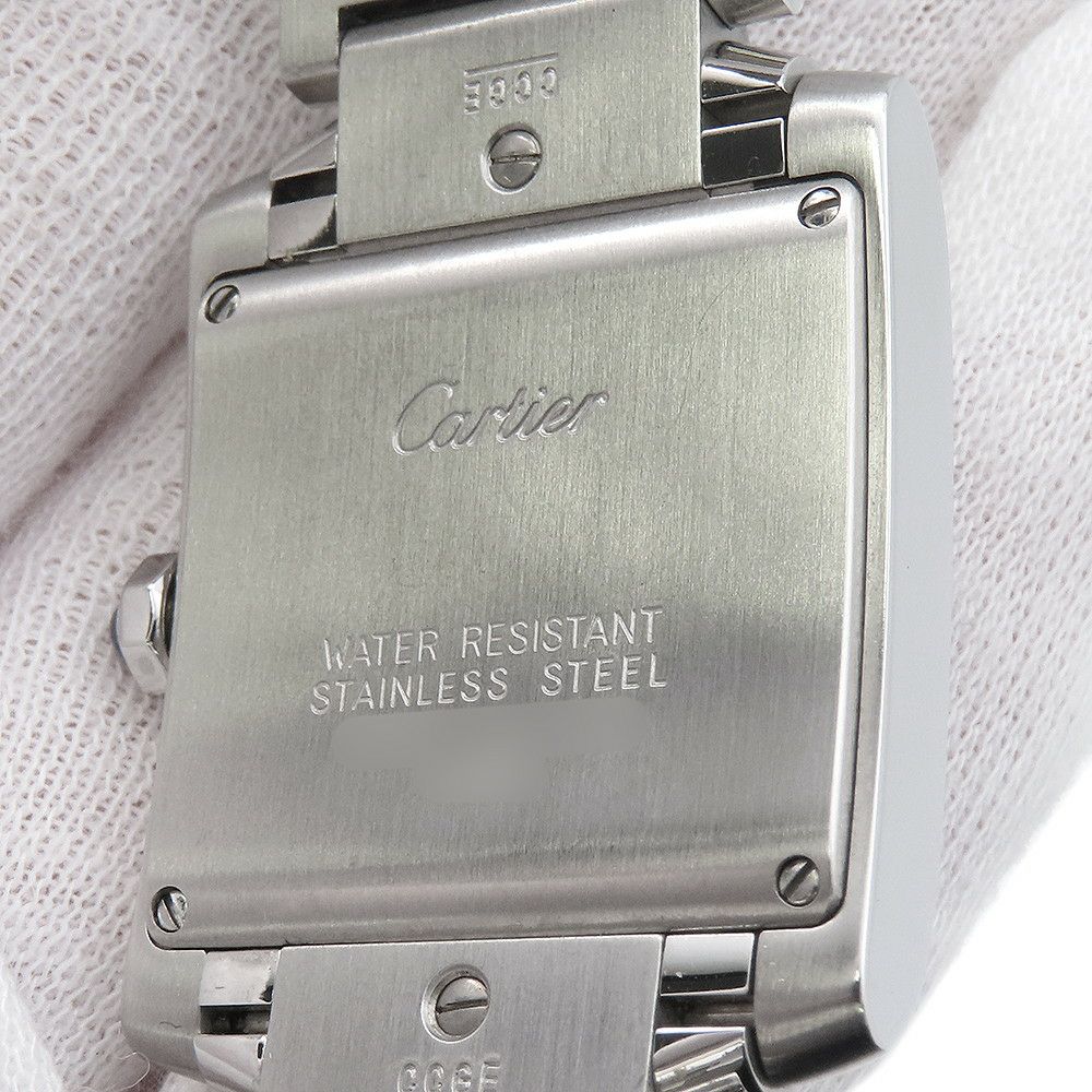 カルティエ タンク フランセーズ MM W51011Q3 Cartier 腕時計 レディース クォーツ アイボリー文字盤