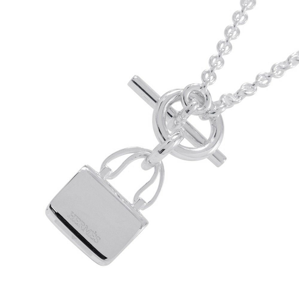エルメス ネックレス アミュレット コンスタンス ペンダント ネックレス SV925シルバー HERMES ジュエリー