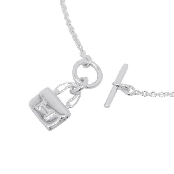 エルメス ネックレス アミュレット コンスタンス ペンダント ネックレス SV925シルバー HERMES ジュエリー