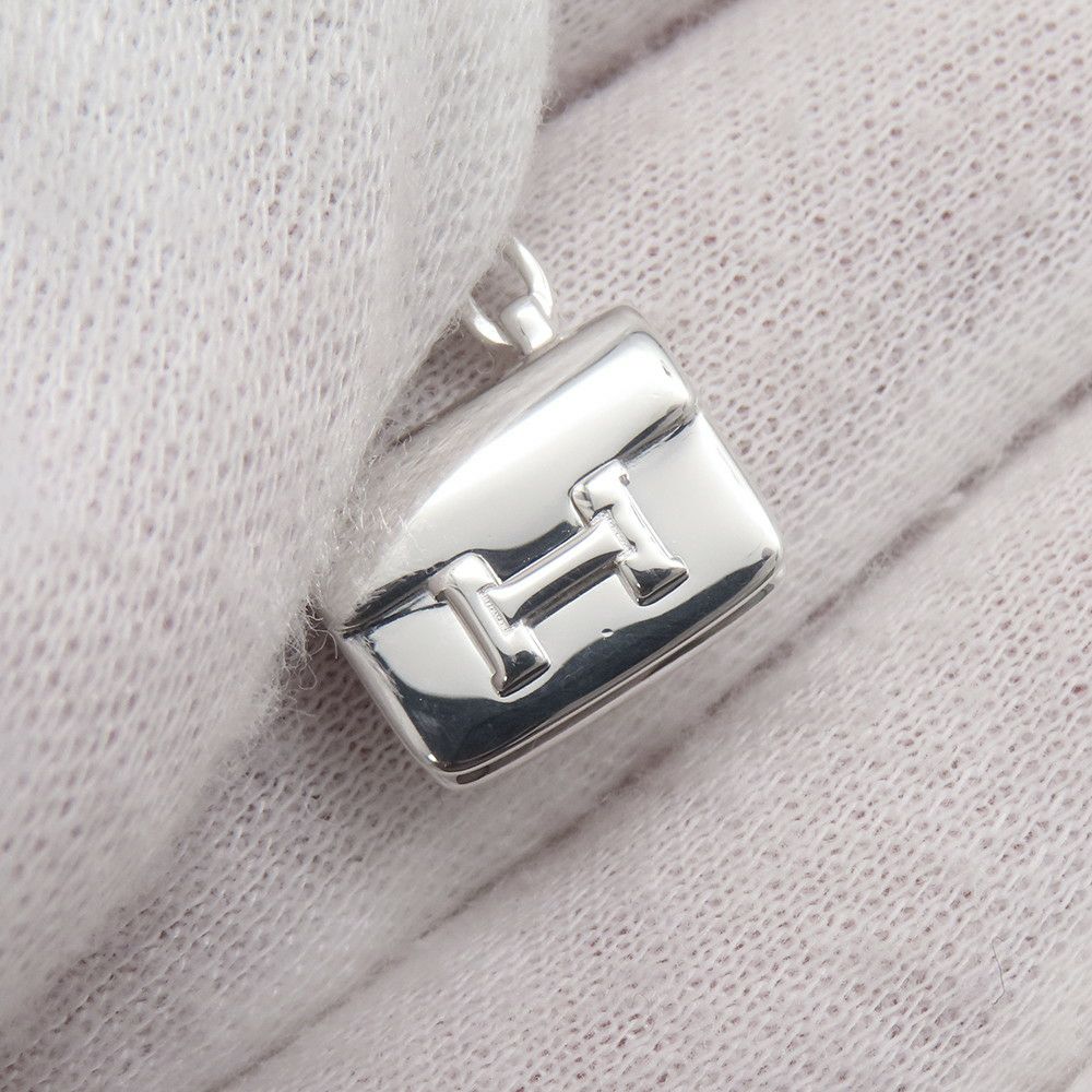 エルメス ネックレス アミュレット コンスタンス ペンダント ネックレス SV925シルバー HERMES ジュエリー
