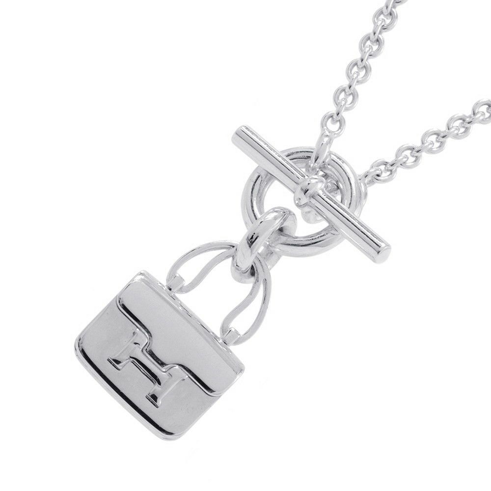 エルメス ネックレス アミュレット コンスタンス ペンダント ネックレス SV925シルバー HERMES ジュエリー