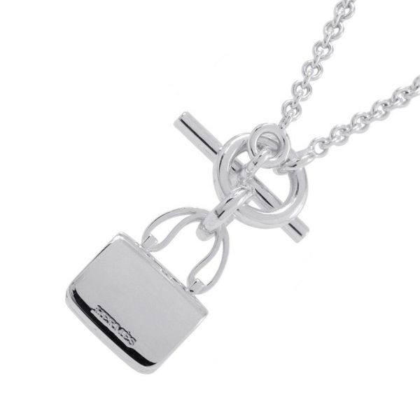 エルメス ネックレス アミュレット コンスタンス ペンダント ネックレス SV925シルバー HERMES ジュエリー