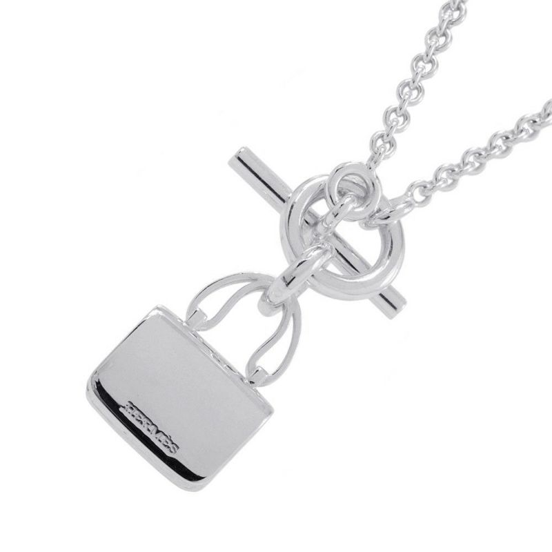 エルメス ネックレス アミュレット コンスタンス ペンダント ネックレス SV925シルバー HERMES ジュエリー