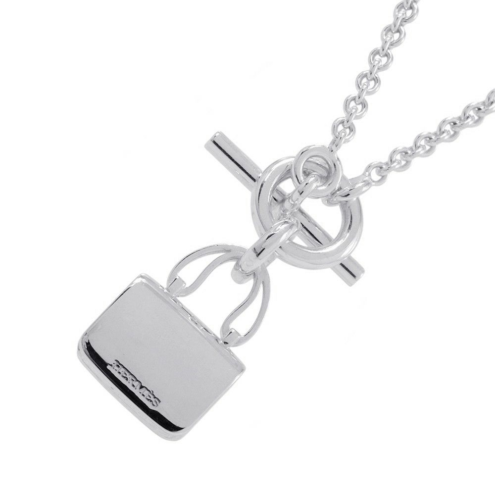 エルメス ネックレス アミュレット コンスタンス ペンダント ネックレス SV925シルバー HERMES ジュエリー