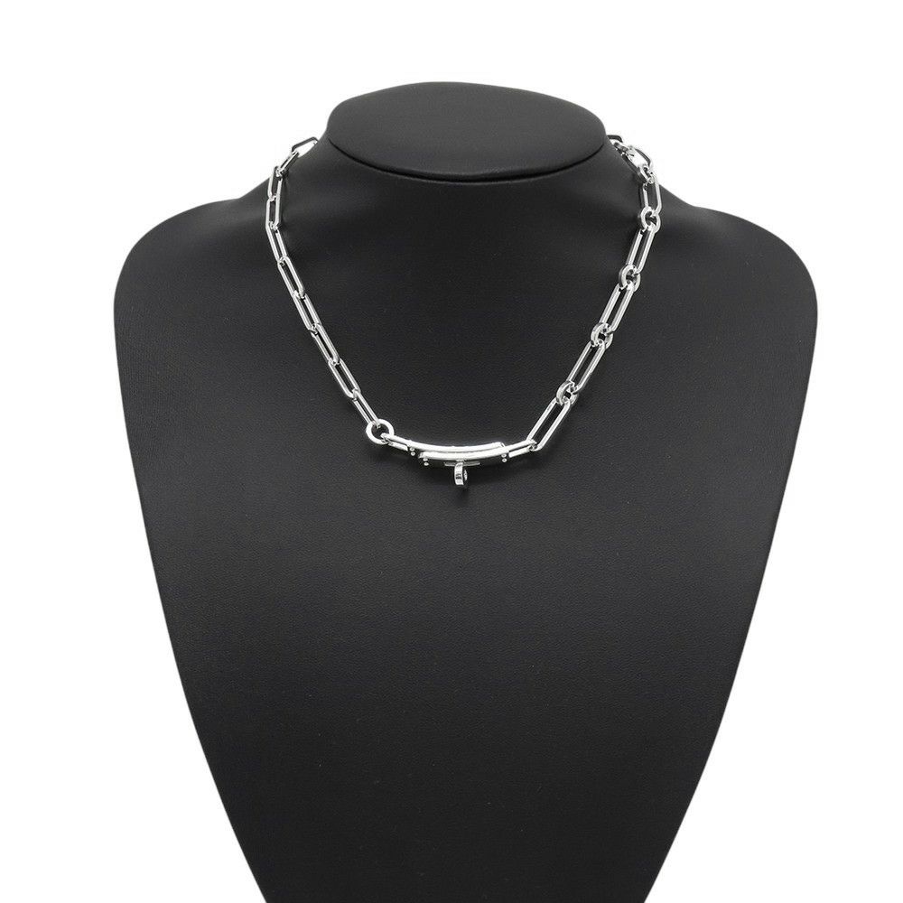 エルメス ブレスレット ケリー シェーヌ ドゥブルトゥール チェーン SV925シルバー サイズ16 HERMES ジュエリー