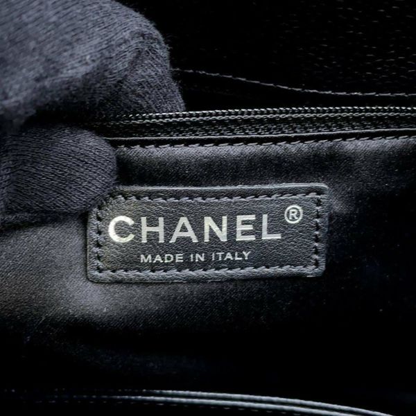 シャネル チェーントートバッグ ココマーク マトラッセ GST A50995 CHANEL バッグ ショルダーバッグ 黒