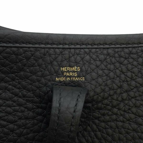 エルメス エブリンTPM アマゾン ブラック/ゴールド金具 トリヨンクレマンス W刻印 HERMES 黒