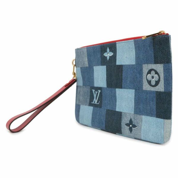 ルイヴィトン ポーチ モノグラム・デニム シティ・ポシェット M68761 LOUIS VUITTON ヴィトン クラッチバッグ