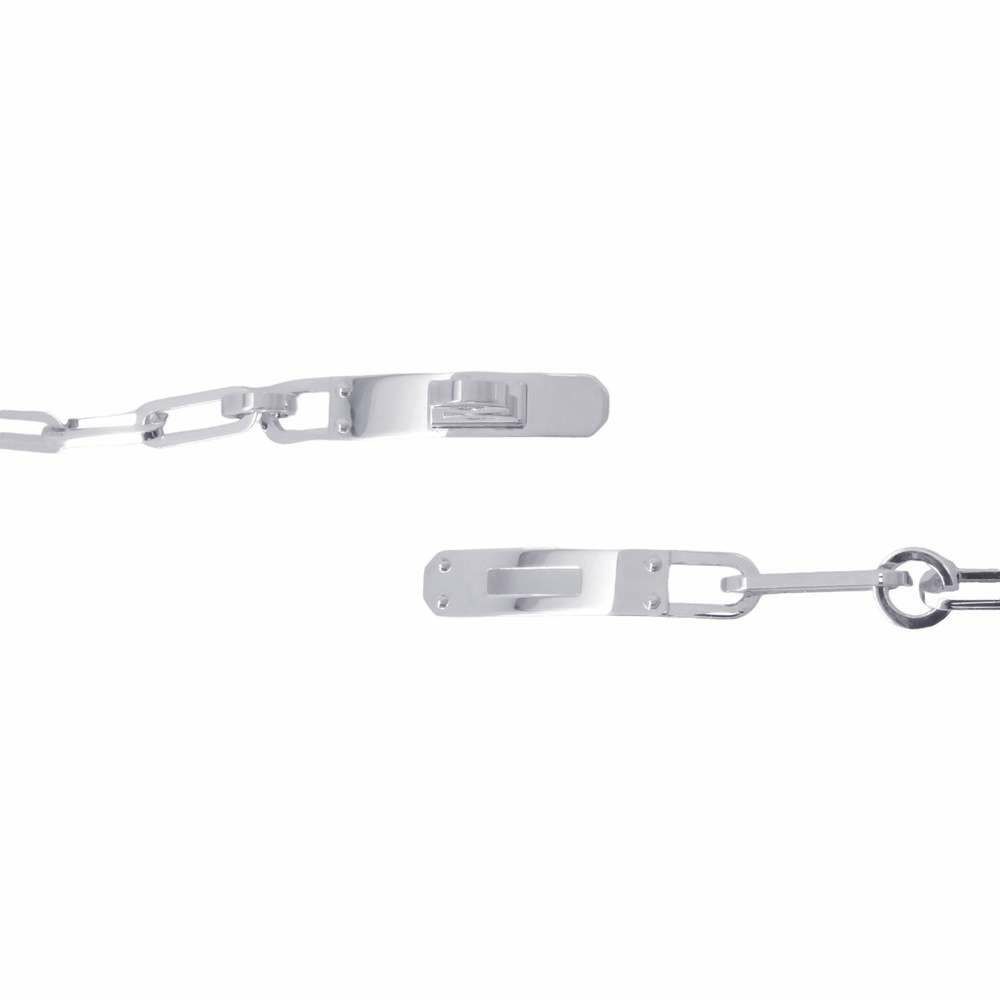 エルメス ネックレス ケリー チェーン ブレスレット 2way SV925シルバー サイズ16 HERMES チョーカー Kelly Chaine bracelet