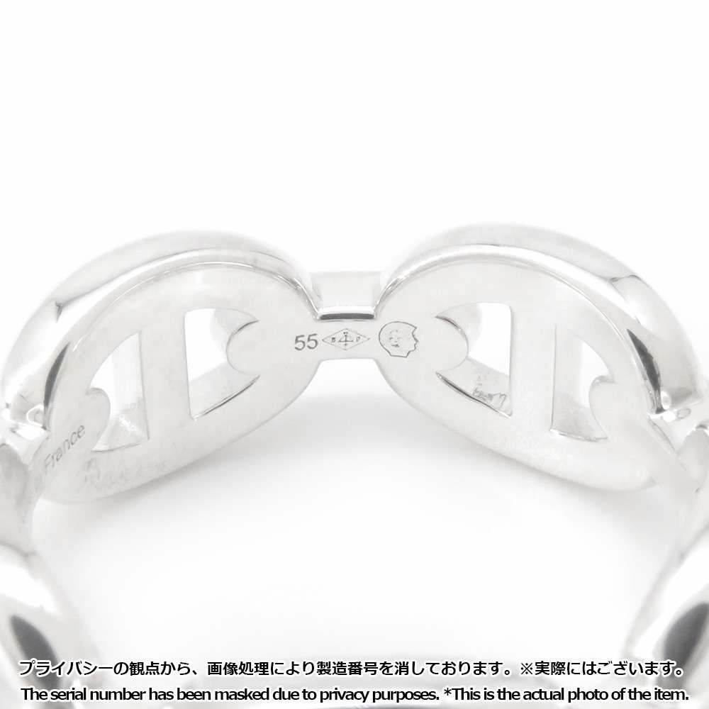 エルメス リング シェーヌダンクル アンシェネPM SV925シルバー リングサイズ55 HERMES 指輪 ジュエリー