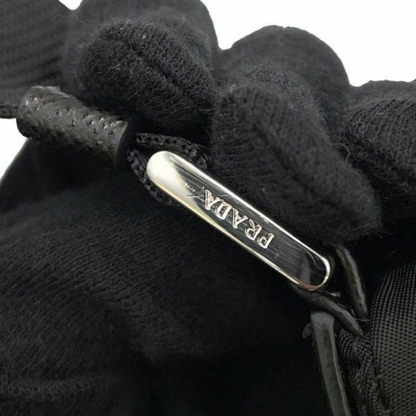 プラダ ショルダーバッグ Re-Nylon ナイロン 1BC421 PRADA 黒 ポーチ付き