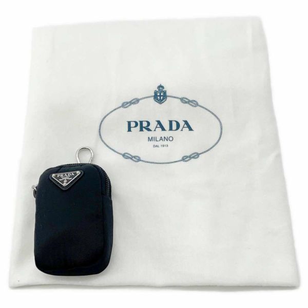 プラダ ショルダーバッグ Re-Nylon ナイロン 1BC421 PRADA 黒 ポーチ付き