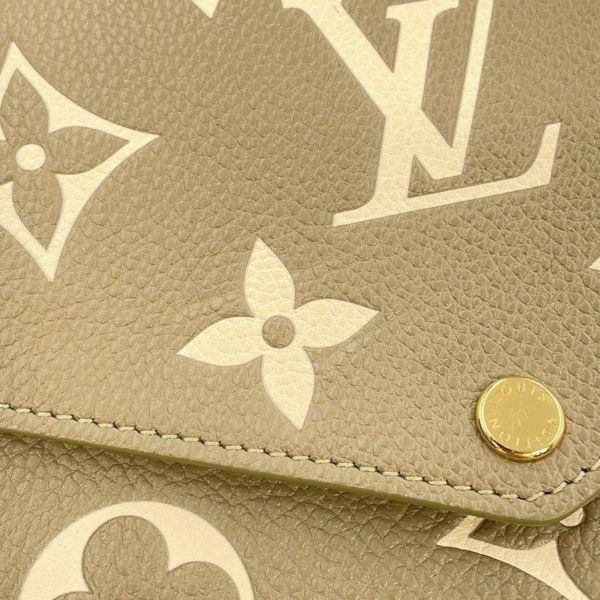 ルイヴィトン チェーンウォレット モノグラム・アンプラント ポシェット・フェリシー M82480 LOUIS VUITTON 財布 グリーン