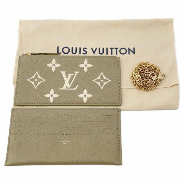 ルイヴィトン チェーンウォレット モノグラム・アンプラント ポシェット・フェリシー M82480 LOUIS VUITTON 財布 グリーン