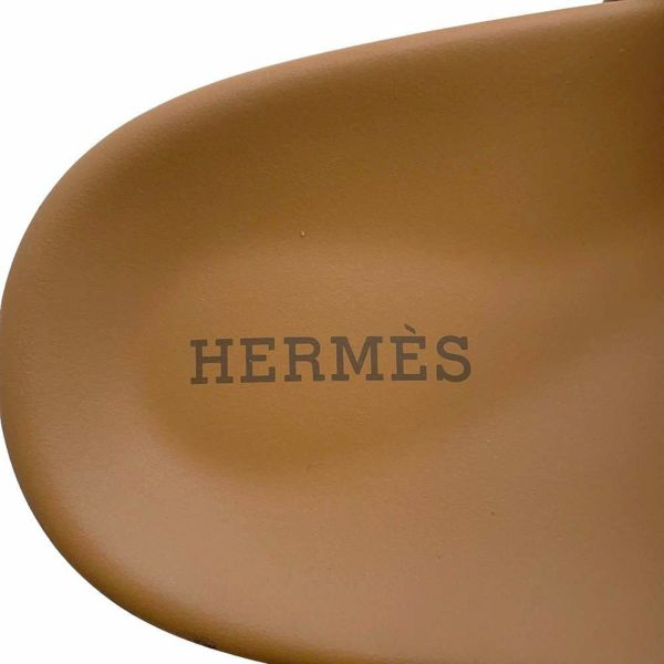 エルメス サンダル シプレ レザー/デニム レディースサイズ38 HERMES 靴