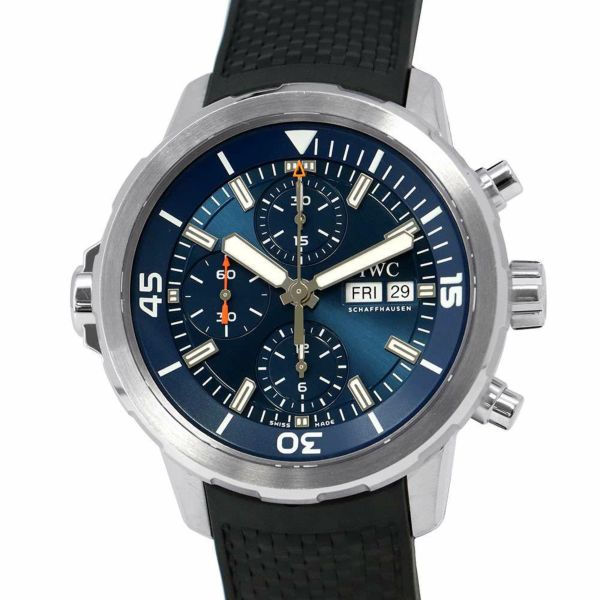 IWC アクアタイマー クロノグラフ エクスペディション ジャック=イヴ クストー IW376805 ブルー文字盤