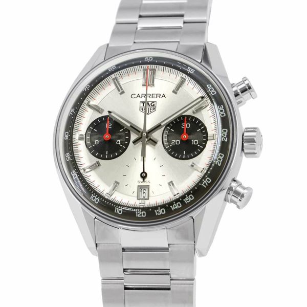 タグホイヤー カレラ クロノグラフ CBS2216.BA0041 TAG Heuer 腕時計 シルバー文字盤