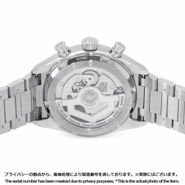 タグホイヤー カレラ クロノグラフ CBS2216.BA0041 TAG Heuer 腕時計 シルバー文字盤